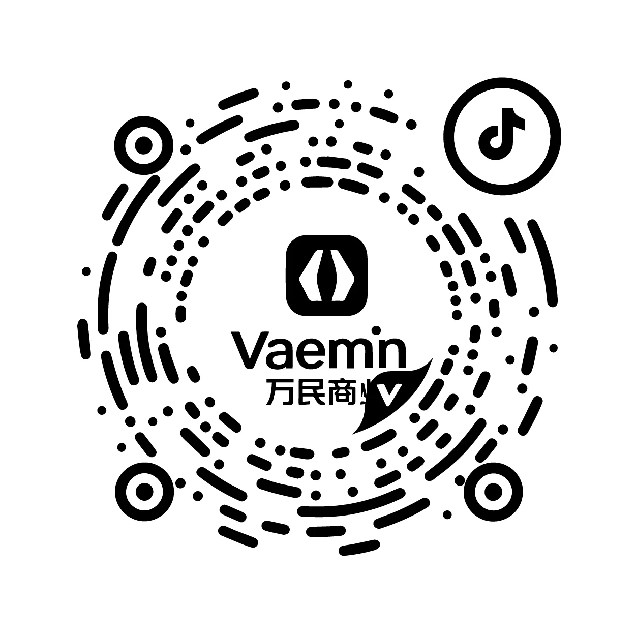 万民商业抖音号二维码